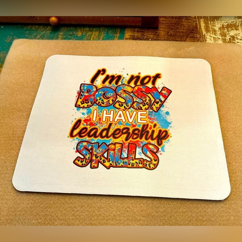 Hand Pressed Mouse Pad!  Brand New!